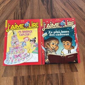 Set of 2 J'aime Lire Children's French Magazine
